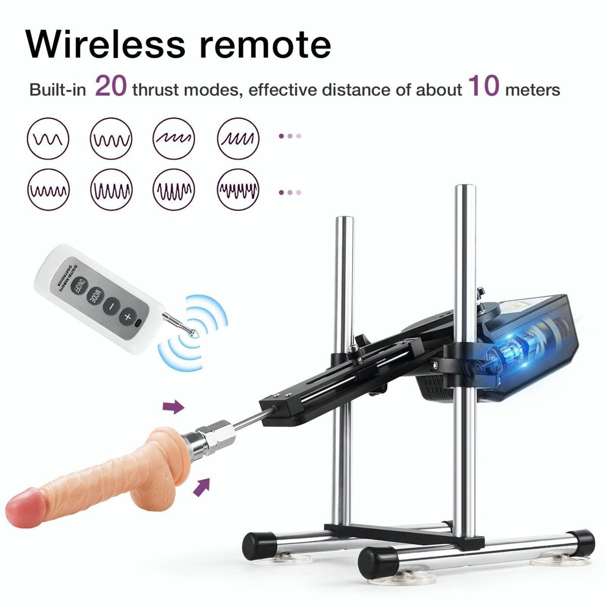 App Controlled Wireless Remote Control Premium Sex Machine Sex