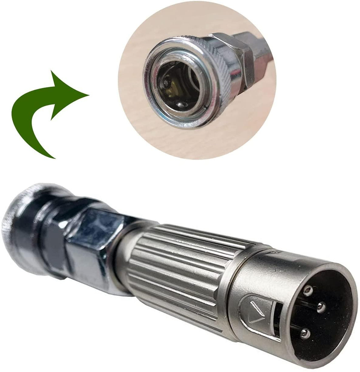 Quick Air System Adapter For 3xlr Connector Basic Sex Machine Sex Machine And Sex Doll Adult 6536