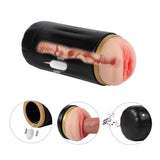 Vibrating Male Masturbator Cup Audio Function-Girl's Moans Detachable Pocket Pussy - Sex Machine & Sex Doll Adult Toys Online Store - Sexlovey