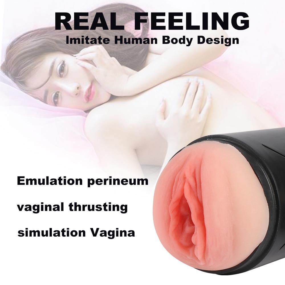 Pocket Pussy Male Masturbators Cup with Realistic Vagina – Sex toys