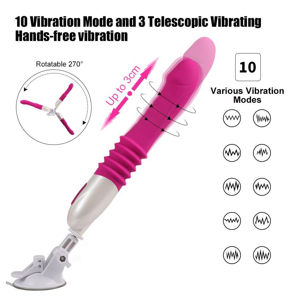 Sex Machine for Women Thrusting Silicone Vibrator – Sex Machine