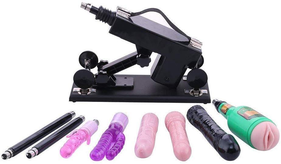 Sex Machine Love Machine for Women and Men Realistic Dildos 3XLR Connector  with Masturbator for Hands-Free Play